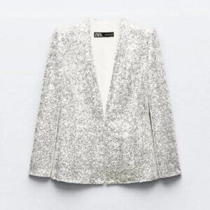 ZARA SEQUINED BLAZER